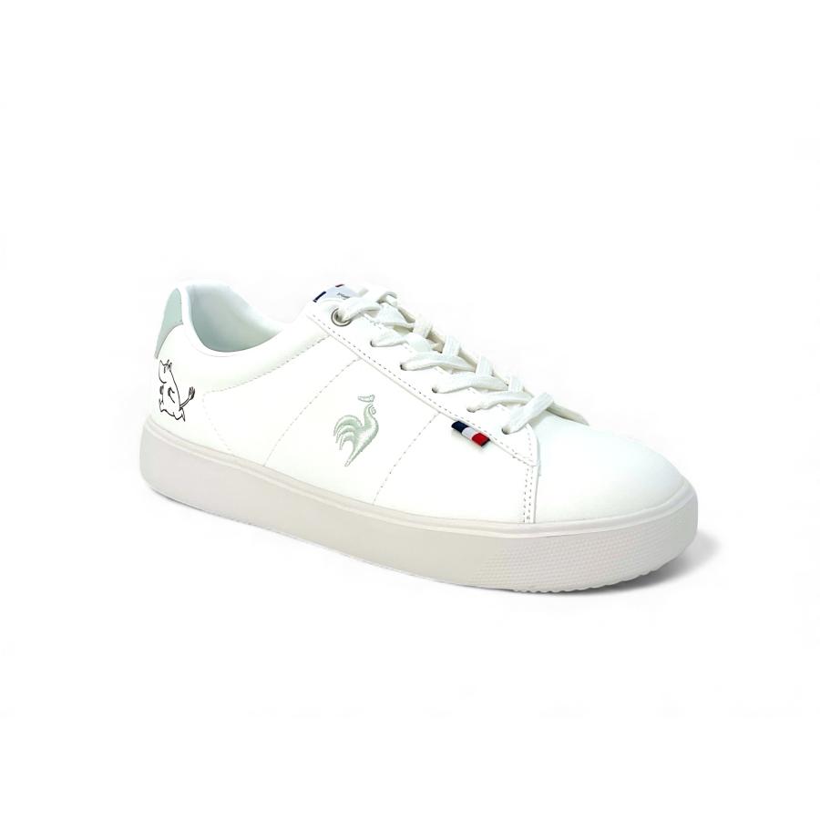 【新品】ムーミン × ルコック　スナフキン スニーカー 24.5 レディース靴 le coq sportif（ルコックスポルティフ） ムーミン コラボスニーカー