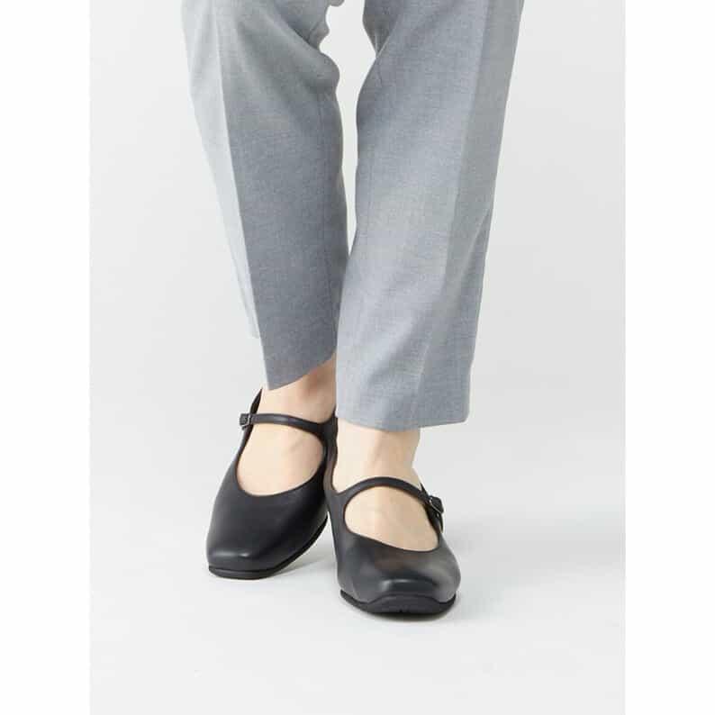 アシックス ウォーキング ペダラ レディース 3E ストラップ パンプス 4.5cmヒール 外反負担軽減 羊革 ASICS WALKING PEDALA WP855G 【メーカー取寄せ商品】 | PEDALA | 07