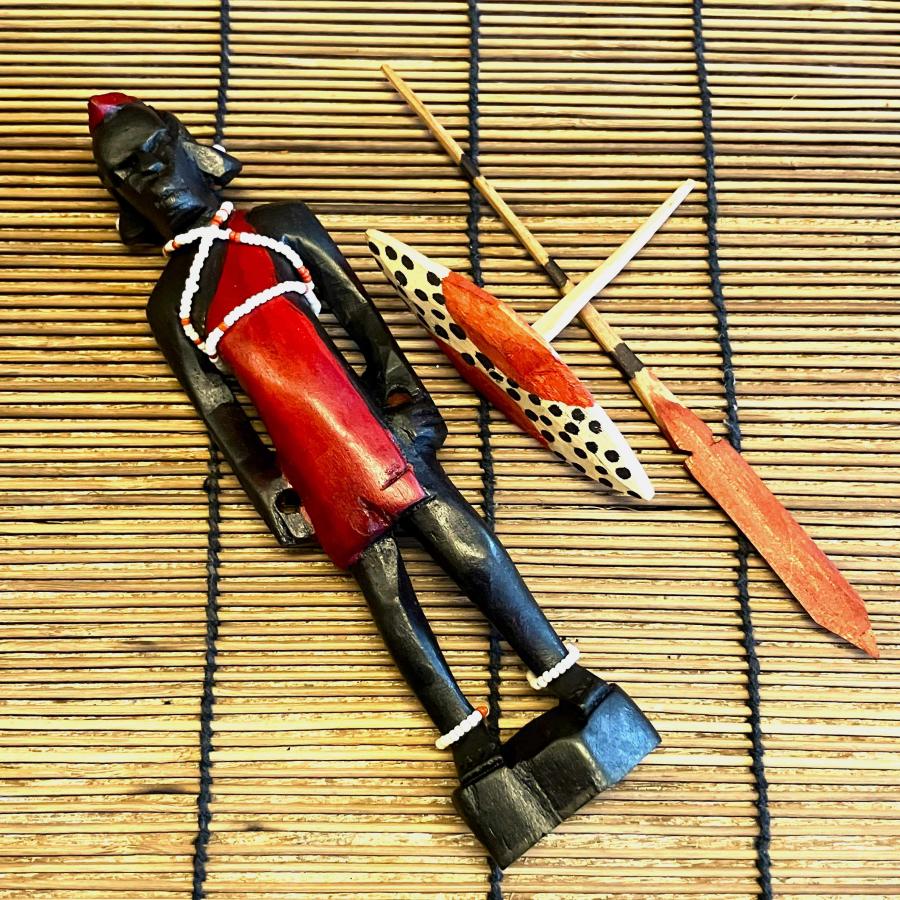 マサイ族 人形 置物 木彫りオブジェ ケニア 戦士の人形 Sサイズ アフリカ 民族 エスニック インテリア雑貨 アジアン雑貨 |  | 12