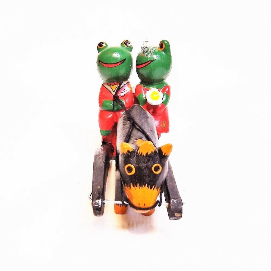 カエル 置物 可愛い オブジェ アジアン雑貨 カエルカップル カエルの結婚式 牛車 B 006 可愛い雑貨屋 Ten6duca Yahoo 店 通販 Yahoo ショッピング