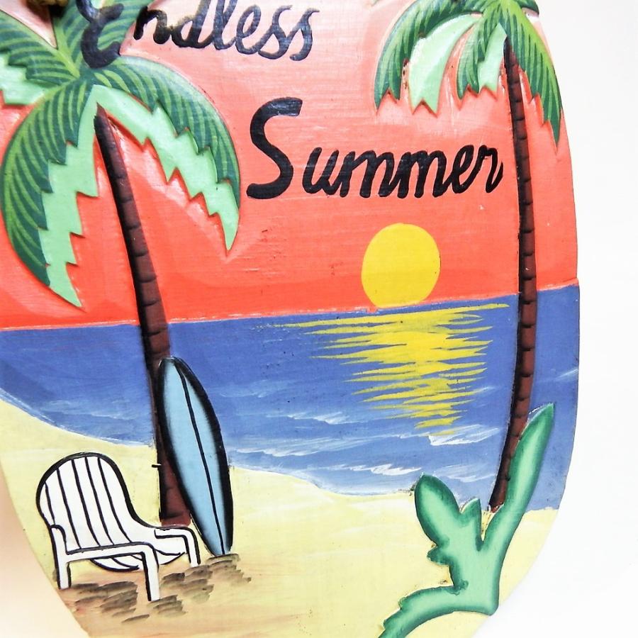 壁掛け 夏 膿 ビーチ サマーシーン 木製 お洒落 オブジェ サンセット |  | 01