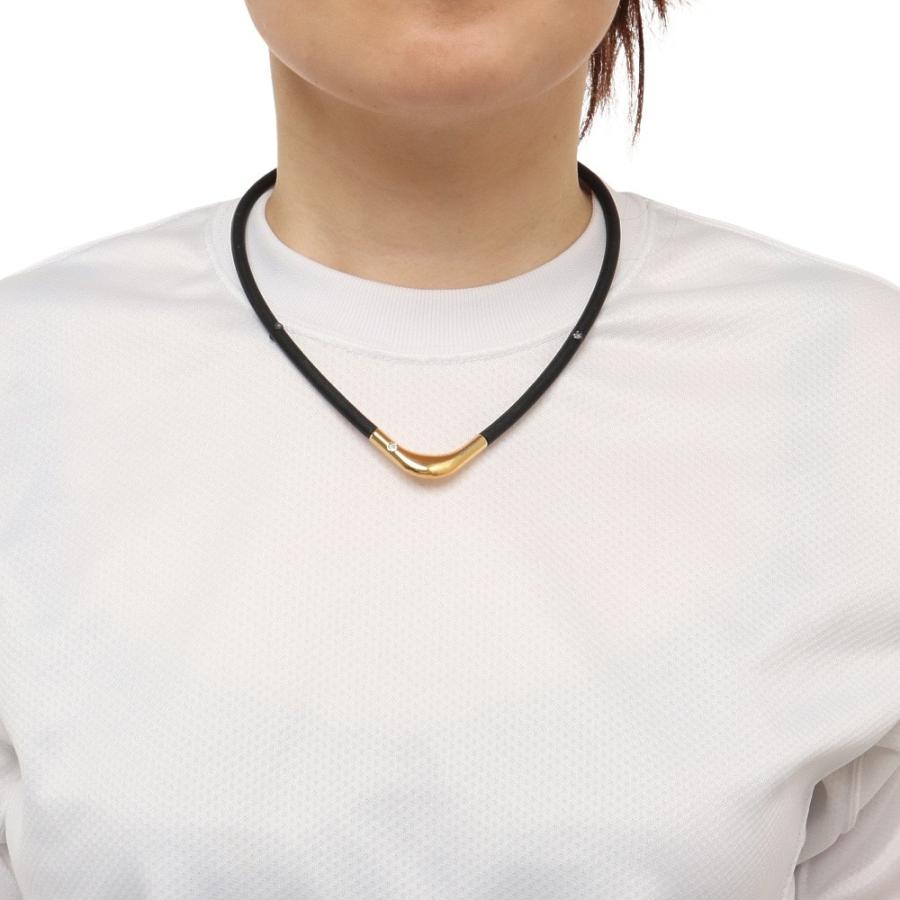 Phiten（ファイテン） RAKUWA 磁気チタンネックレス S-2 45cm BK/GD45
