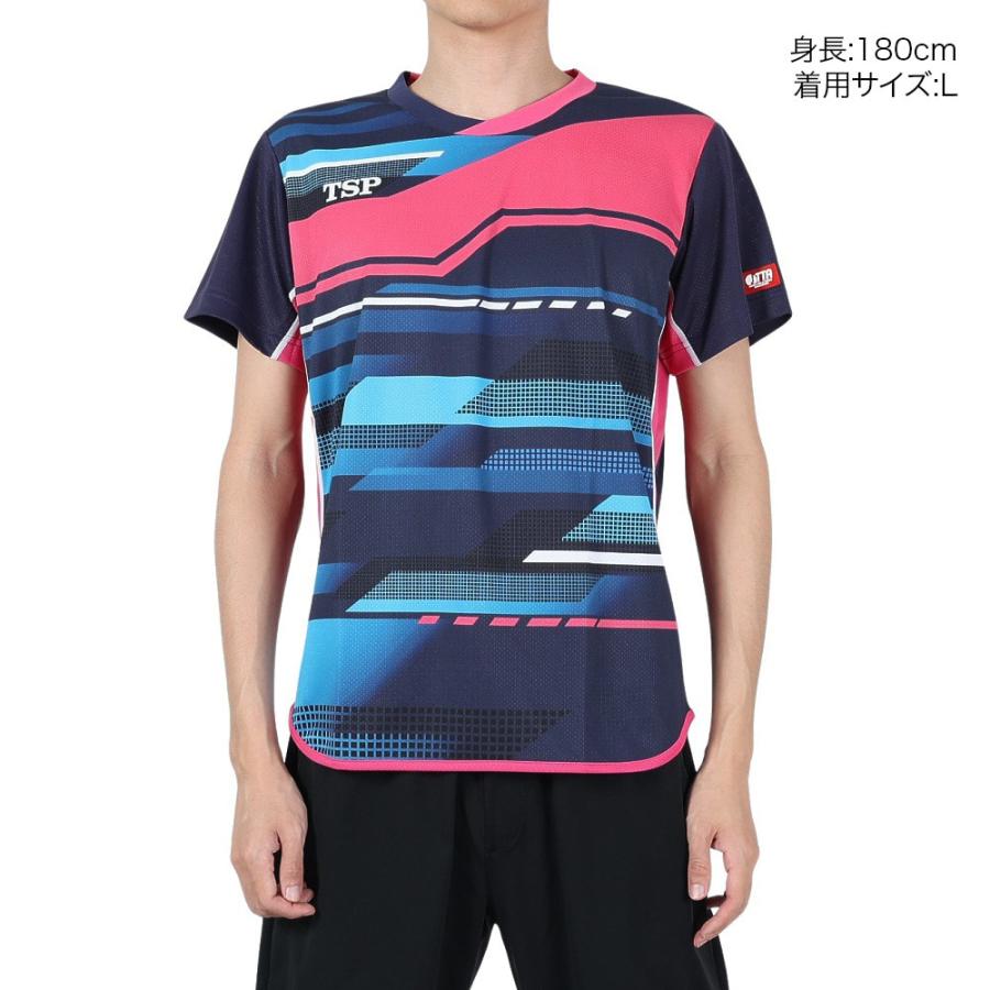 卓球 ユニフォーム ウェア TSP ティーエスピー 半袖シャツ マジェステシャツ 031429 0100 速乾 在庫処分 | TSP | 11