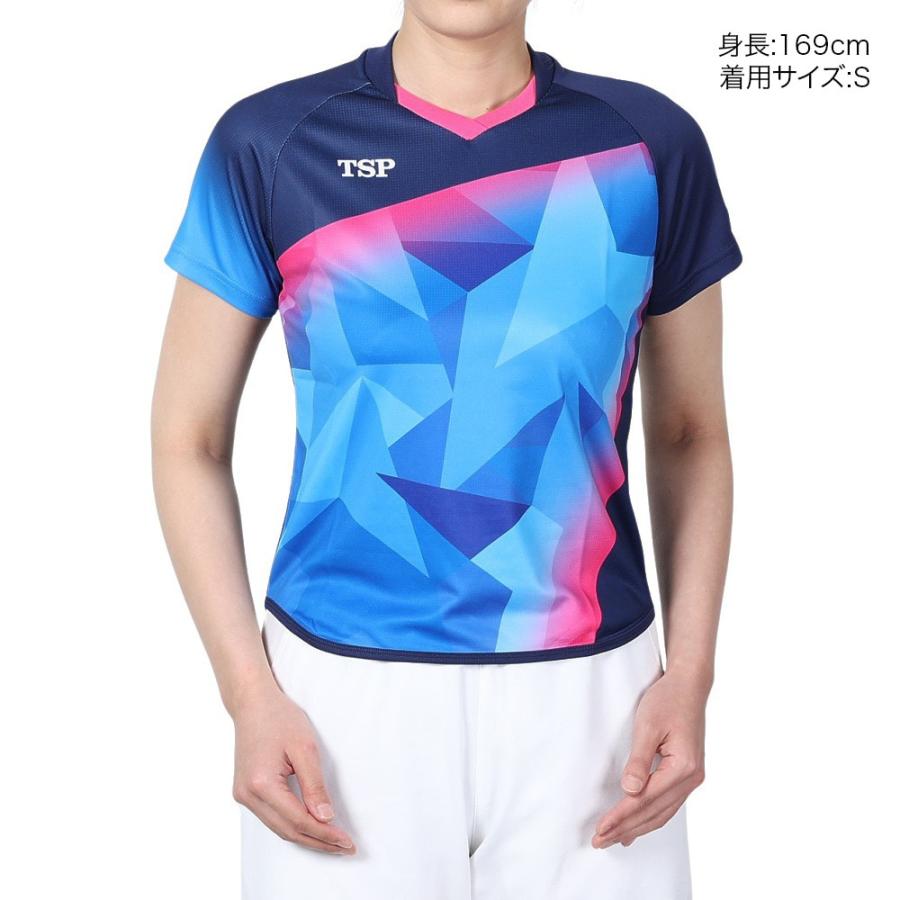 TSP 卓球 ユニフォーム ウェア シャツ レディス ティーエスピー