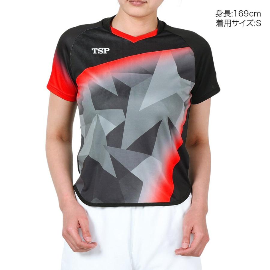 TSP 卓球 ユニフォーム ウェア シャツ レディス ティーエスピー