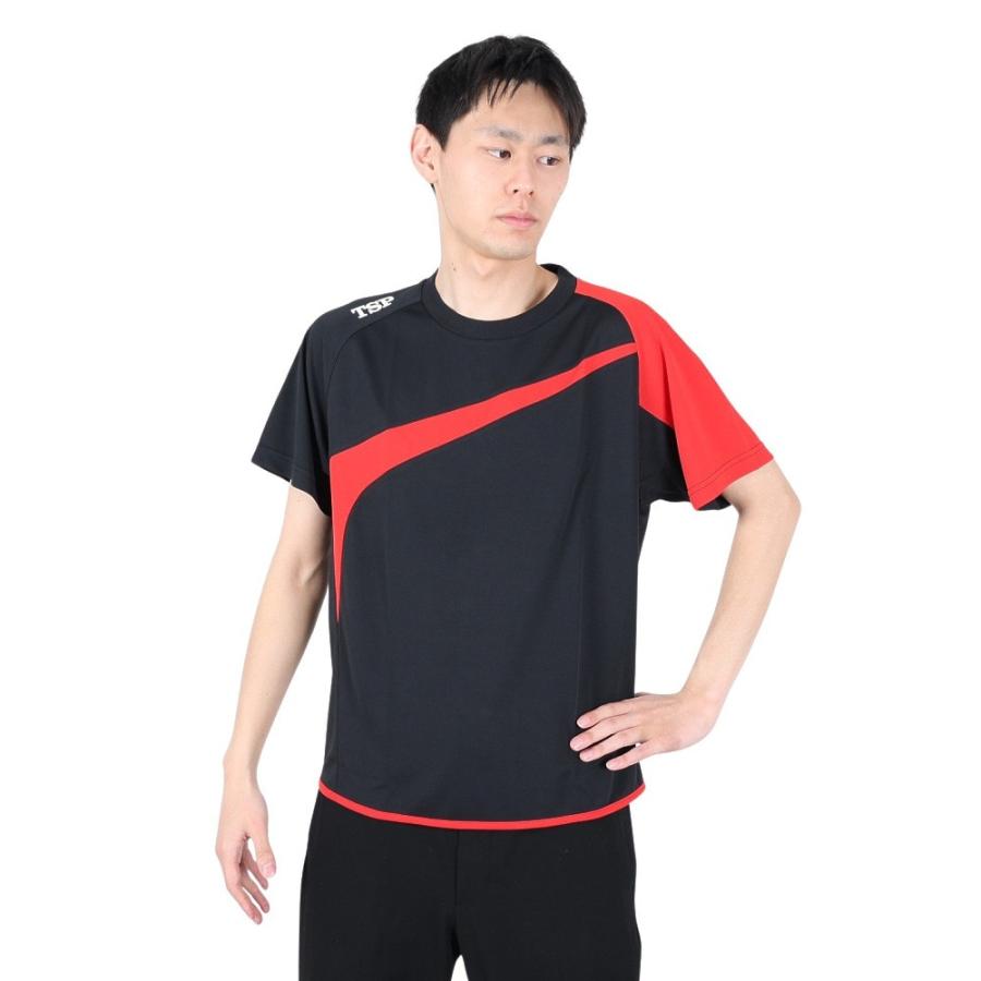卓球 ウェア シャツ TSP ティーエスピー TT-180シャツ 033408 0021 速乾 在庫処分 | TSP | 01