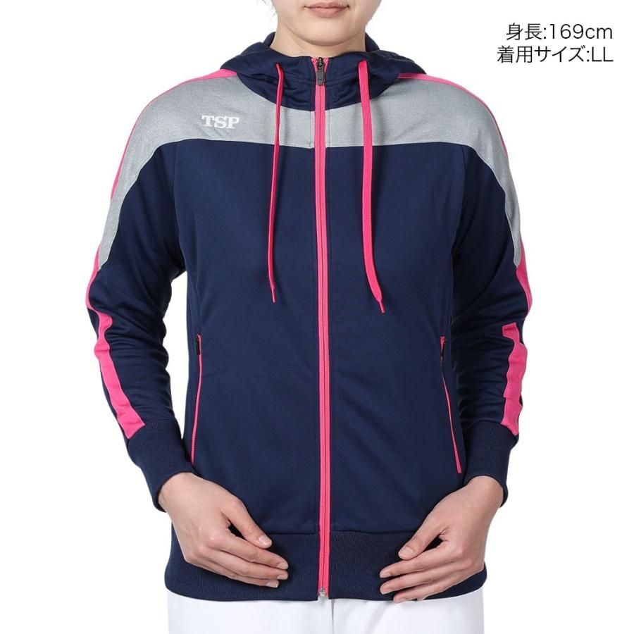 卓球 ウェア ジャージ ウォームアップ ジャケット TSP ティーエスピー LJ183ジャケット 033877 0100 速乾 在庫処分 | TSP | 01