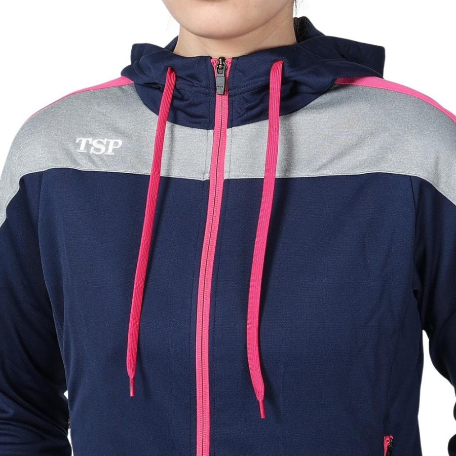 卓球 ウェア ジャージ ウォームアップ ジャケット TSP ティーエスピー LJ183ジャケット 033877 0100 速乾 在庫処分 | TSP | 05