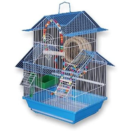 Aeon Hum 鳥ケージ 鳥かご バードケージ インコ オウムケージ セキセイ ボタン セキセイ ボタン 文鳥 キンカチョウ カナリア ブルー Ten Uaps1ab 天秤堂 ヤフー店 通販 Yahoo ショッピング