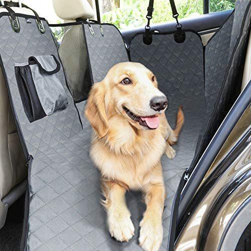 お1人様1点限り ペキュート Pecute ペット ドライブシート 車用ペットシート 可視メッシュ窓 ペット安全ベルト付き 後部座席 シートカバー 滑り止め グレー 希少 Www Sei Ba Gov Br