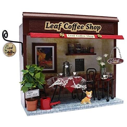 ビリー 手作りドールハウスキット 街角のお店キット リーフコーヒーショップ 8787 Erhamah Com
