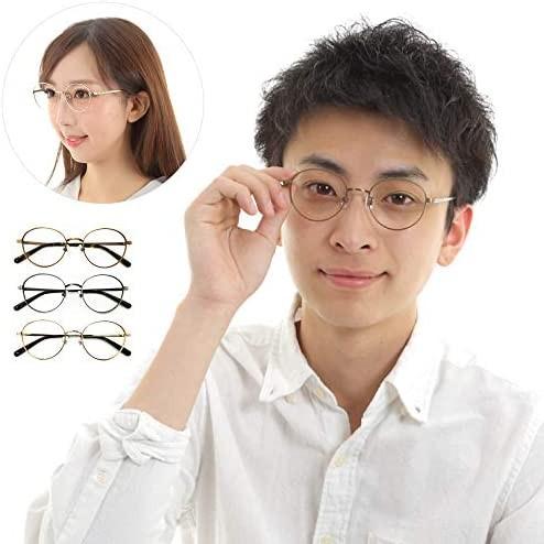 スーパーブルーライトカットメガネ Pcメガネ ブルーライト94 カット ボストン 丸メガネ 紫外線カット アンティークブラウン 人気top