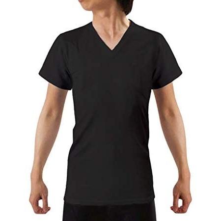 キュライン インナーシャツ 脇汗パッド付きシャツ 半袖 Vネック Tシャツ 脇汗インナー メンズ わきあせ 汗染み防止 ブラック L Ten Umy25g5jd400 天秤堂 ヤフー店 通販 Yahoo ショッピング