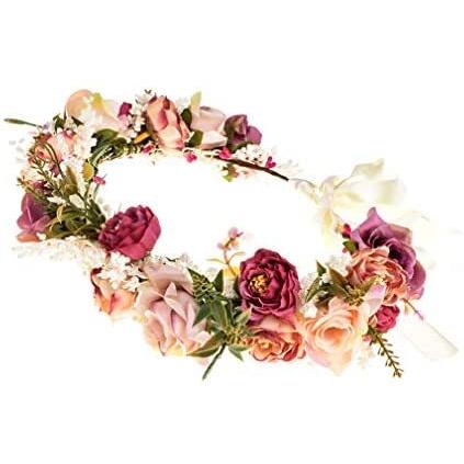 花冠 バラ カラフル 花かんむり お花の冠 フラワー ヘッドドレス 結婚式ヘッドドレス 髪飾り 花かんむり キッズ 花嫁 カラフル フリー Ten Unv07u3gi 天秤堂 ヤフー店 通販 Yahoo ショッピング