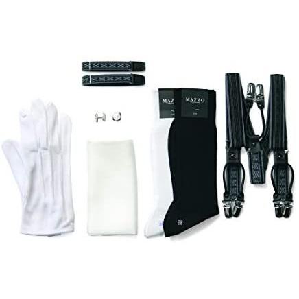 好評にて期間延長 靴下２７ｃｍ ブラック ホワイト ｎ コスパ 披露宴 結婚式 タキシード 小物7点フルセット 新郎セット 結婚式 タキシード 小物7点フルセット スーツ フォーマル