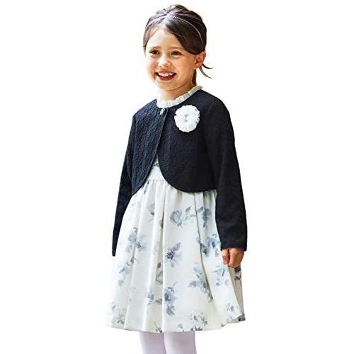激安単価で Chopin ショパン 入学式 スーツ 女の子 ブラックレースフラワープリントアンサンブル 1 130cm ブラック 1 即納特典付き Diocesekabgayi Org