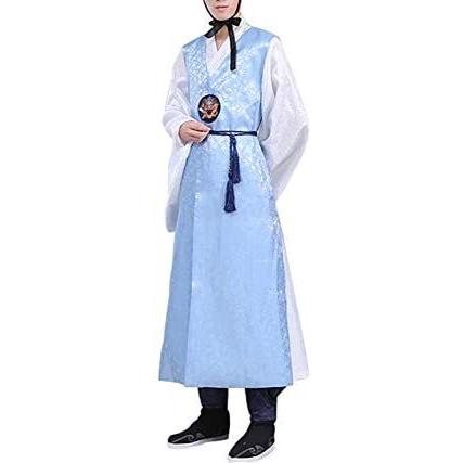 メンズ 韓国民族衣装 韓服 男性 化舞会派装扮 ブルー Free Size Ten Unvg5bf035 天秤堂 ヤフー店 通販 Yahoo ショッピング