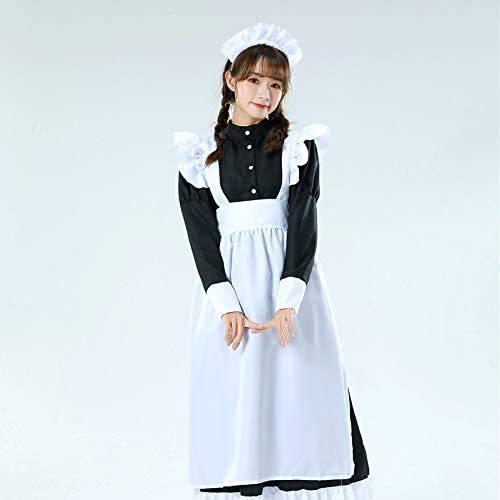 Galsang メイド服 コスプレ ロング ワンピース 英国風 ゴスロリ 衣装 長袖 可愛い メイド クラシック コスチューム ブラック Ten Uoc06j2gb 天秤堂 ヤフー店 通販 Yahoo ショッピング