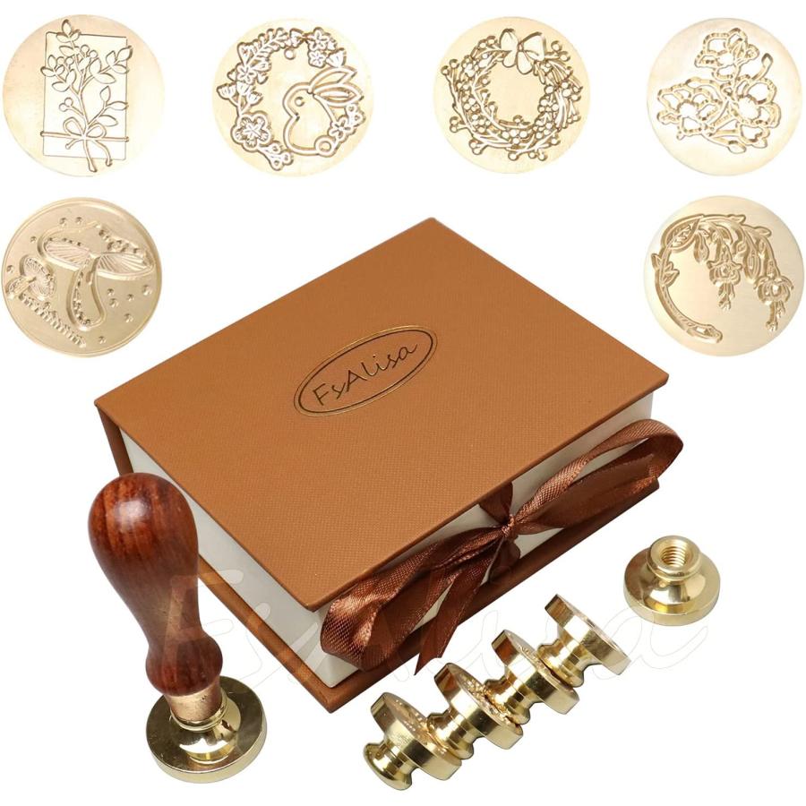 Fsalisa シーリングワックス シーリングスタンプ シーリング ワックス スタンプ 封蝋 招待状 結婚式 祝福 告白 記念日 セット 4植物 Ten Uoc08h3ij000 天秤堂 ヤフー店 通販 Yahoo ショッピング