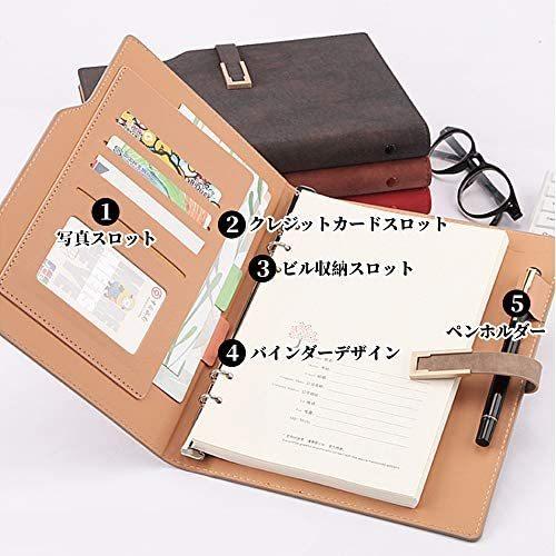 システム手帳 スマホスタンド付き A5サイズ ビジネス向け メモ帳 黒革の手帖 ルーズリーフ 6穴 スオフィス用品 卒業記念品 退職 キャメル Ten Vfb18h5gc 天秤堂 ヤフー店 通販 Yahoo ショッピング