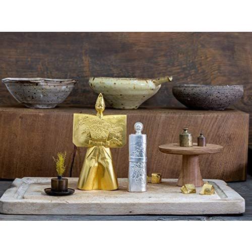 銀雅堂 立雛 屏風セット＿置物 ひな祭り 雛人形 高岡銅器(たちびなびょうぶせっと) 高岡銅器 本体 屏風 敷台