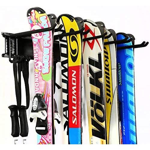 肌触りがいい Ultrawall スキー用ウォールラック スノーボード5枚用壁掛けラック 自宅 ガレージ スキー用収納マウント 最大耐荷重300ポンド 期間限定特価 Www Muslimaidusa Org