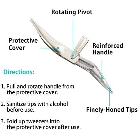 最も優遇の Durox Tool とげ抜きピンセット とげぬき トゲ取り イボ取り 水イボピンセット 精密ピンセット Kanoonostadan Ir
