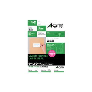 エーワン 66206 ラベルシール［レーザープリンタ］ マット紙・ホワイト