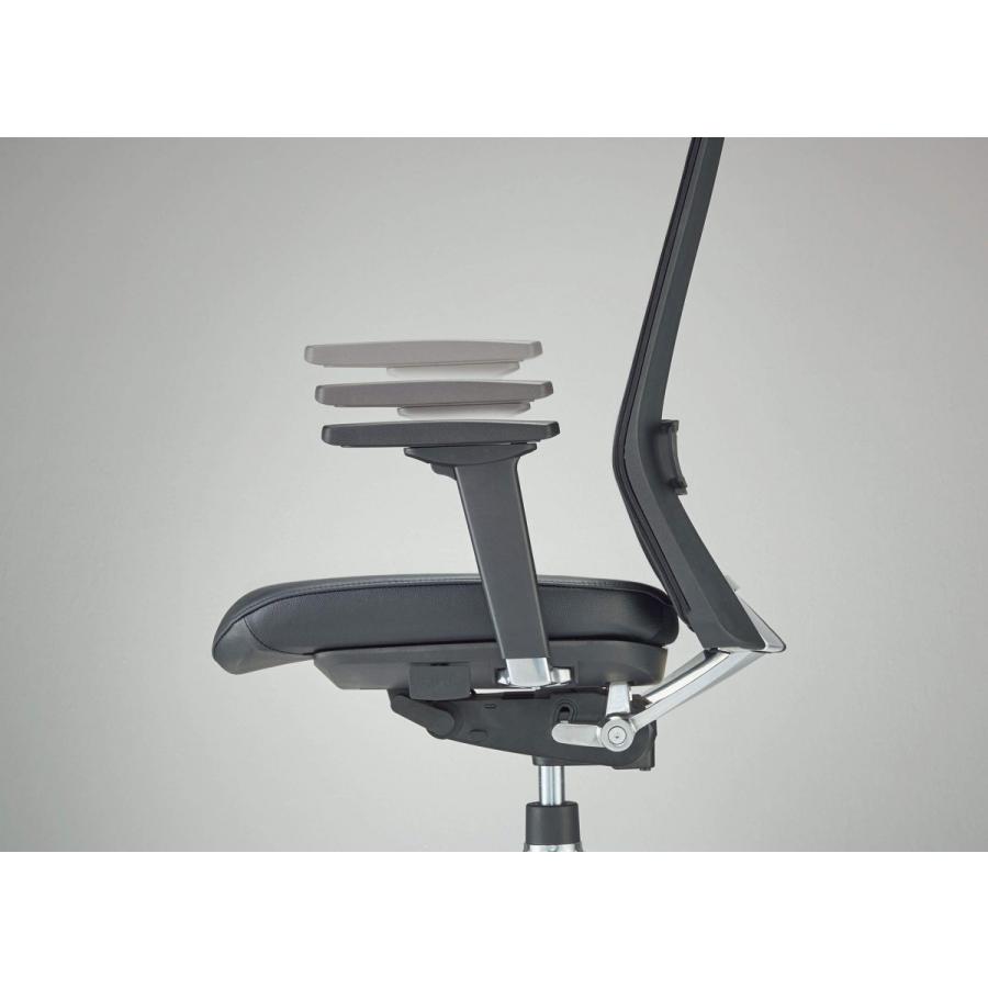 ライオン事務器　No.5885L　プレジデント用・会議用チェアー　ヘッドレスト付　68295