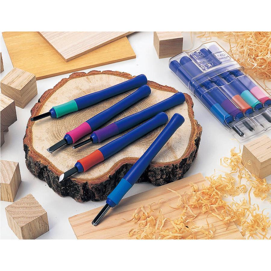 サクラクレパス EHT-5A サクラグリップ はんが彫刻刀A 5本組