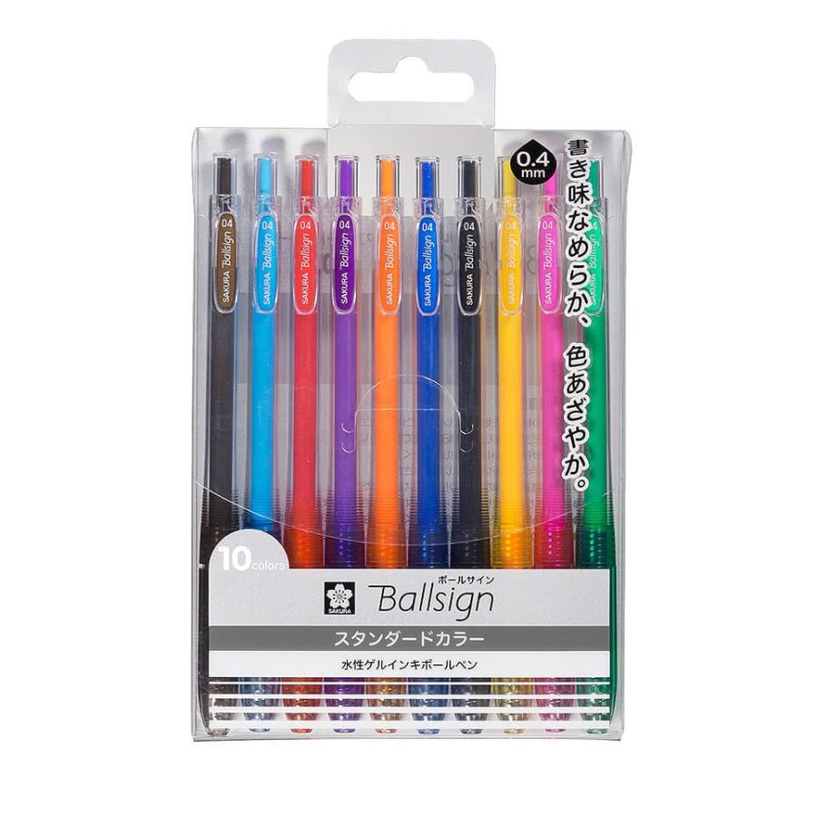 サクラクレパス Gbr154 10 ゲルインキボールペン ボールサインノック０４ １０色セット Gbr154 10 オフィス用品の販売 てんぶん 通販 Yahoo ショッピング