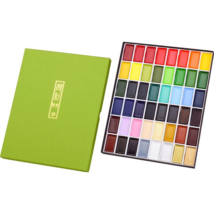 【初回限定・廃盤】漢 a.k.a. GAMI カラー版 MSCセット 呉竹 MC20/48V 顔彩耽美 48色セット : オフィス用品の販売 てんぶん