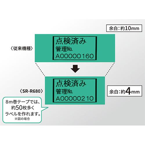 キングジム　テプラPRO　SR-R680　ラベルライター｜tenbun｜04
