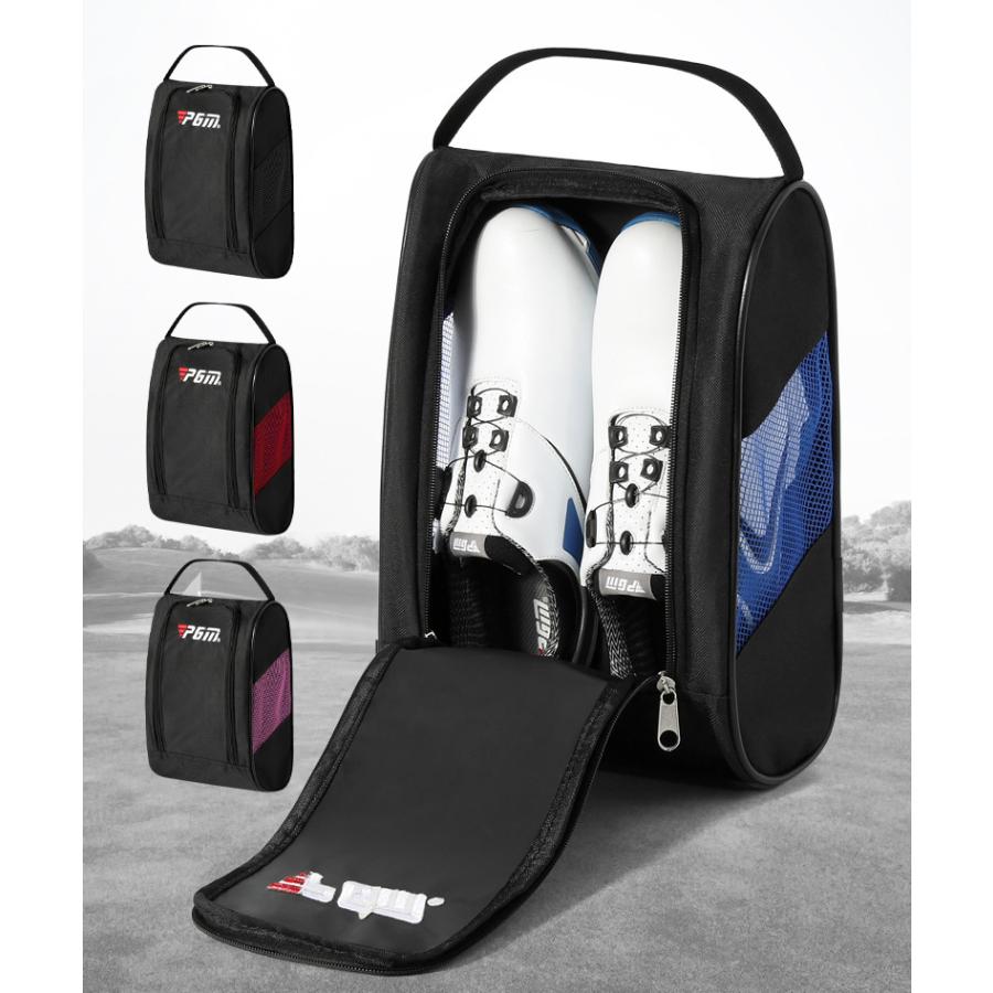 ゴルフバッグ メンズ レディース 靴入れ シューズバック ゴルフ シューズケース レディース シューズバック 通気性 メッシュ ブルー レッド ピンク ブラック Jscy Yf Tenchan Shop10 通販 Yahoo ショッピング