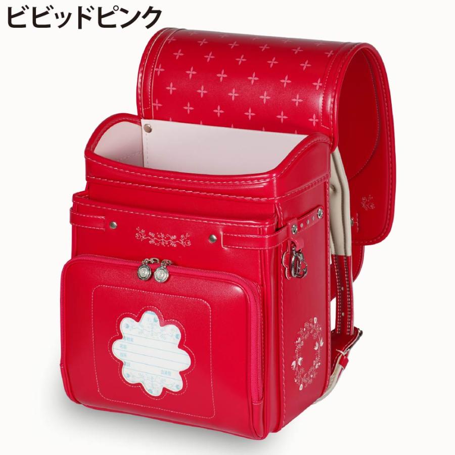 ランドセル 榮伸(栄伸) フラワーリース FW-580-RF 2027年モデル 女の子