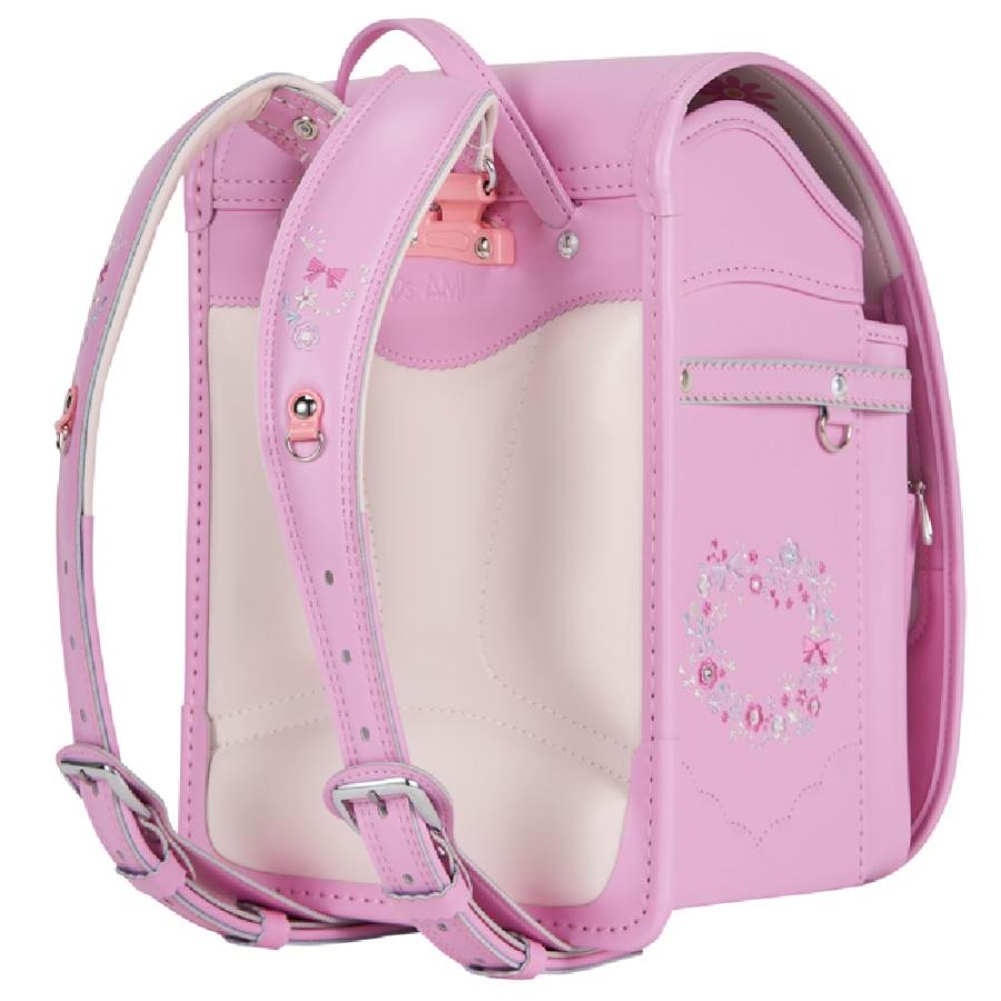 ランドセル キッズアミ ラビットワイド 12002 女の子用 A4フラット 
