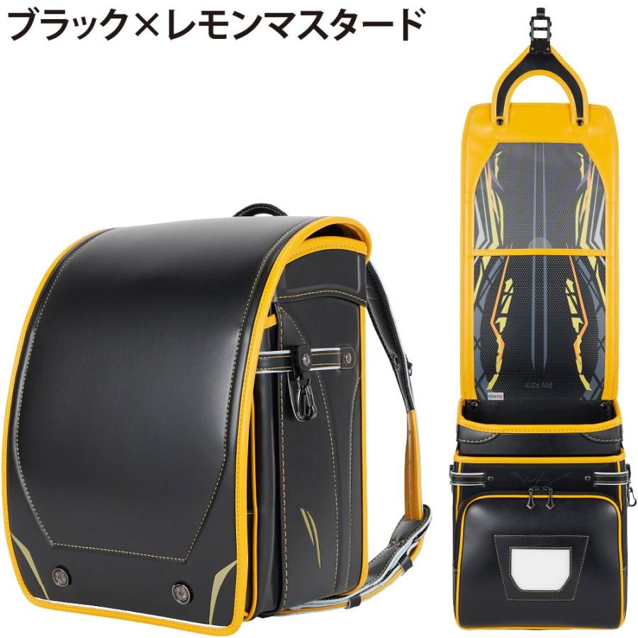 使用回数少　ケース　ストック付　Elan Lil' Magic エラン　140㎝ ランドセル キッズアミ エレファントキューブ スター 92010 男の子用
