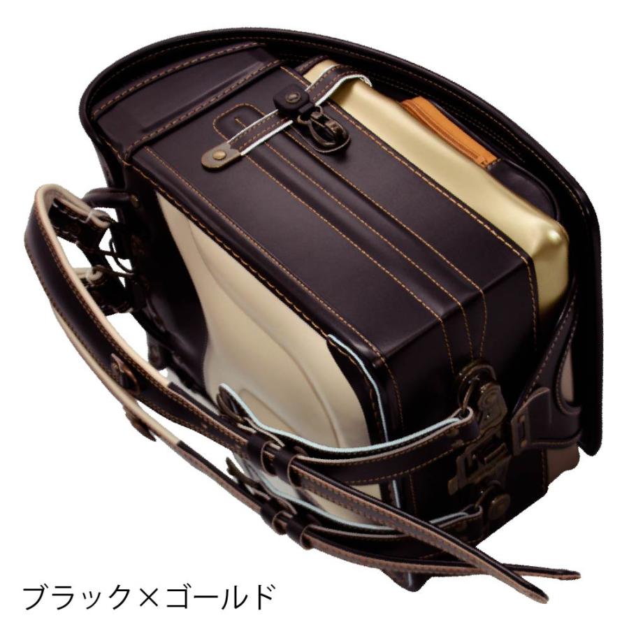 ランドセル 牛革 キューブ プレミアム メタリック バイカラー 天地堂 
