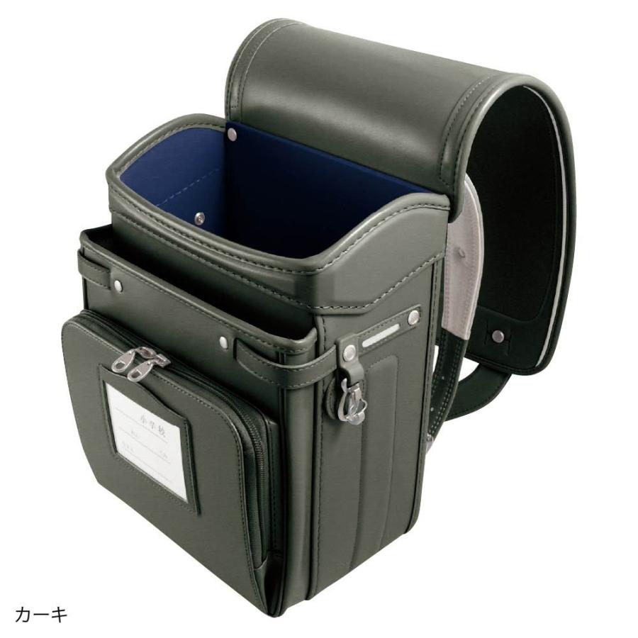 新品】高級人気ランドセル 男の子 キューブ型モデル カーキー