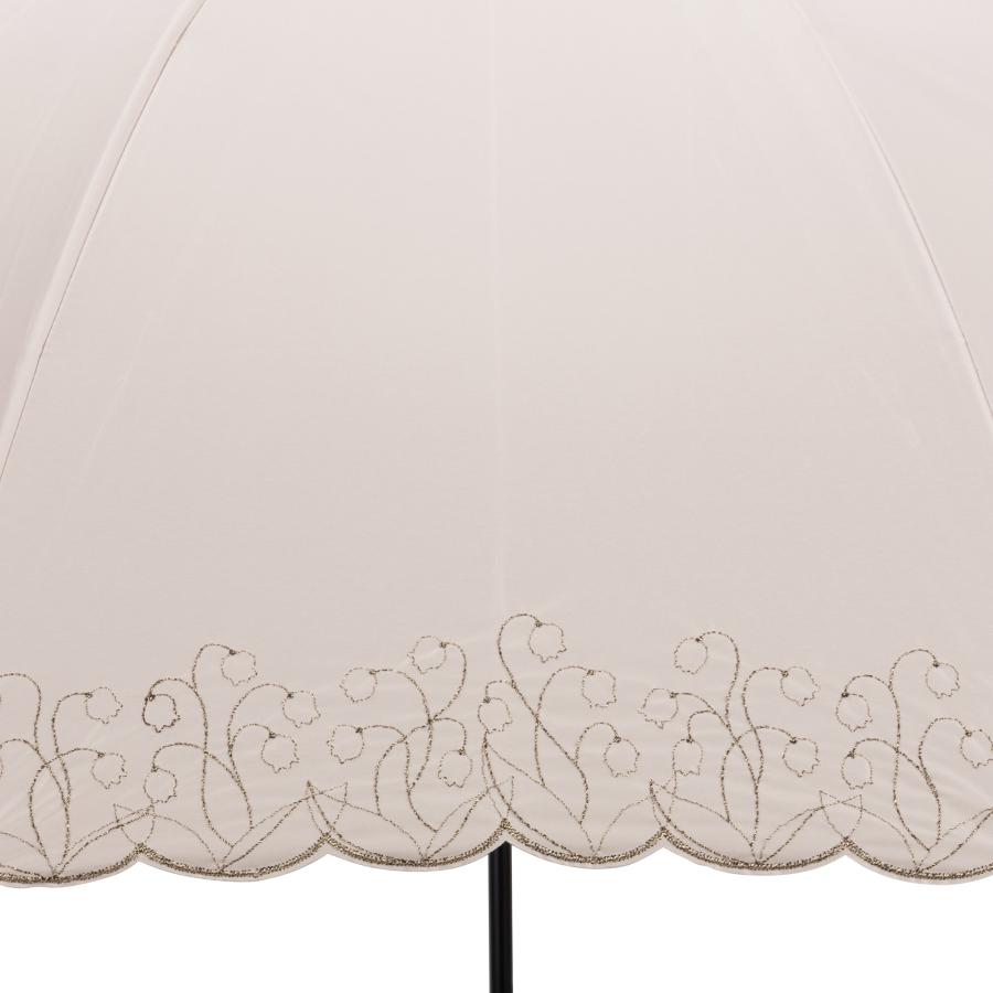 Umbe+ 晴雨兼用 スズラン刺繍バルーンショート傘 50cm×8R 遮熱効果 遮光率100% UV遮蔽率100% 日焼け防止効果　UPF50+ ASP23450 |  | 11
