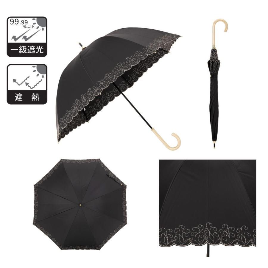 Umbe+ 晴雨兼用 スズラン刺繍バルーンショート傘 50cm×8R 遮熱効果 遮光率100% UV遮蔽率100% 日焼け防止効果　UPF50+ ASP23450 |  | 16