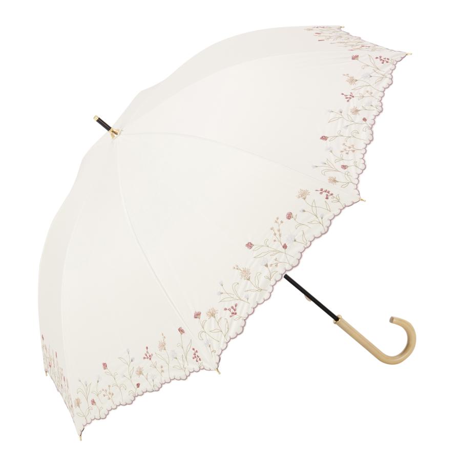 Umbe+ 晴雨兼用 ガーデンフラワー刺繍ショート傘 50cm×8R 遮熱効果 遮光率100% UV遮蔽率100% 日焼け防止効果 UPF50+ ASP23455 |  | 03