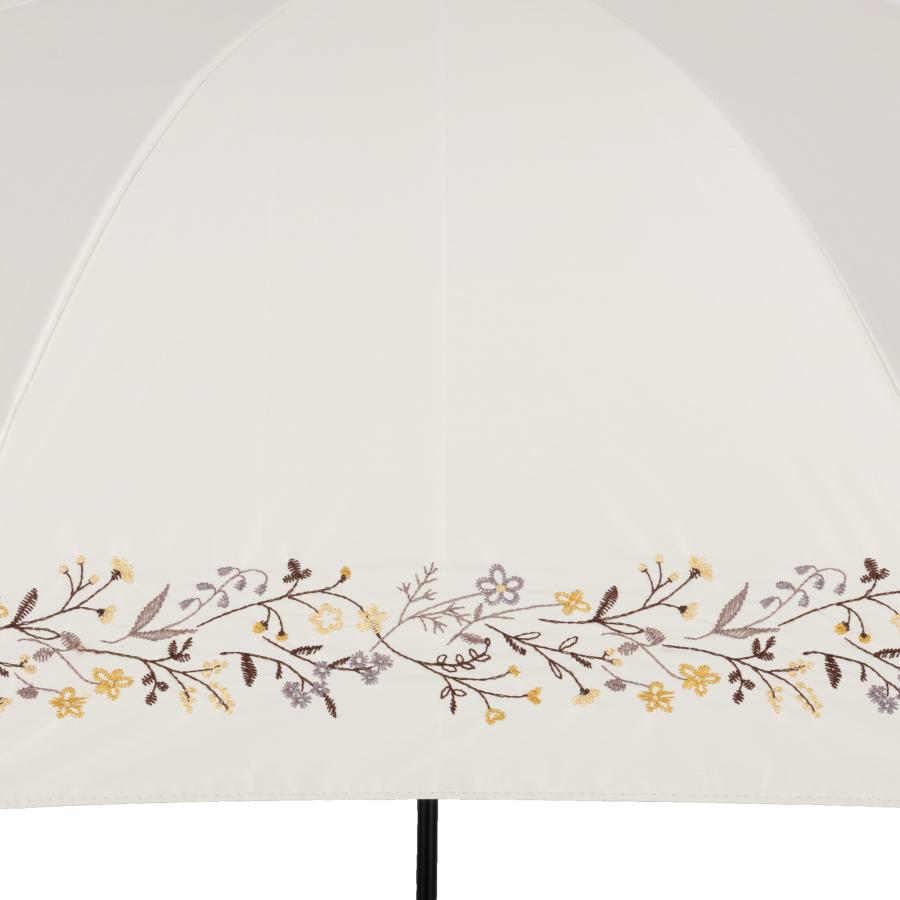 Umbe+ 晴雨兼用 ボーダーフラワー刺繍ショート傘 50cm×8R 遮熱効果 遮光率100% UV遮蔽率100% 日焼け防止効果 UPF50+ ASP23457 |  | 11