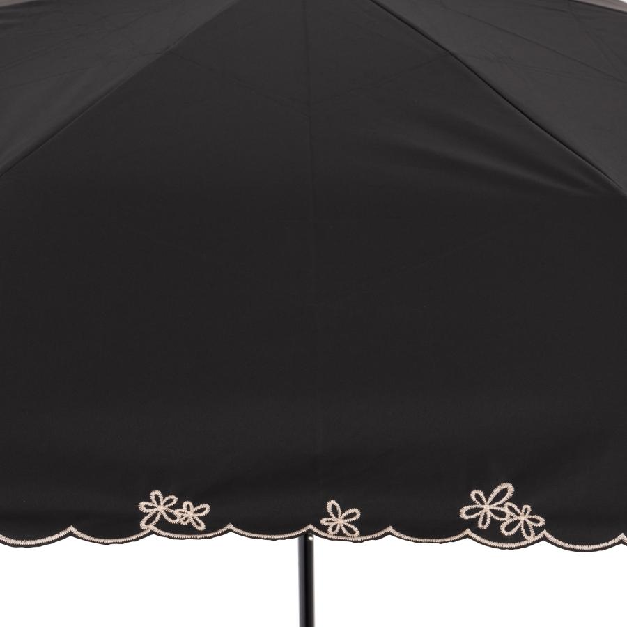 Umbe+ 晴雨兼用 プチフラワー スカラップ刺繍ミニ折傘 50cm×6R 遮熱効果 遮光率100% UV遮蔽率100% 日焼け防止効果 UPF50+ ASP23548 |  | 08