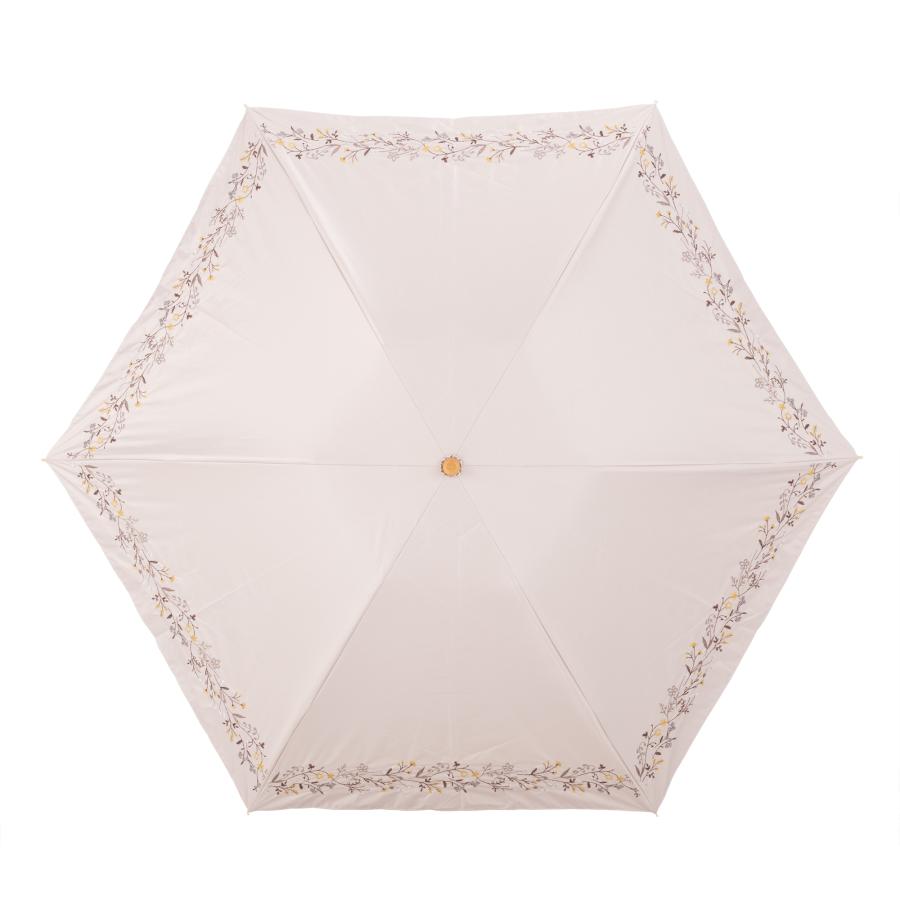 Umbe+ 晴雨兼用 ボーダーフラワー刺繍ミニ折傘 50cm×6R 遮熱効果 遮光率100％ UV遮蔽率100％ 日焼け防止効果 UPF50+ ASP23558 |  | 15