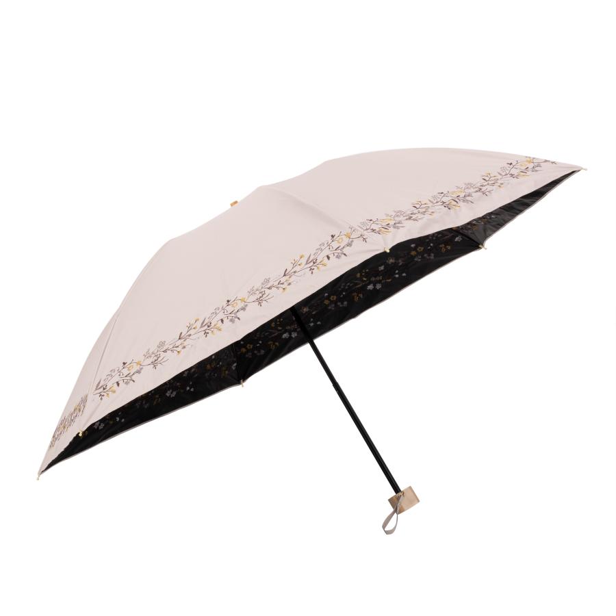Umbe+ 晴雨兼用 ボーダーフラワー刺繍ミニ折傘 50cm×6R 遮熱効果 遮光率100％ UV遮蔽率100％ 日焼け防止効果 UPF50+ ASP23558 |  | 16