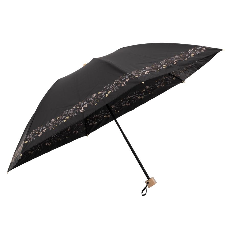 Umbe+ 晴雨兼用 ボーダーフラワー刺繍ミニ折傘 50cm×6R 遮熱効果 遮光率100％ UV遮蔽率100％ 日焼け防止効果 UPF50+ ASP23558 |  | 06