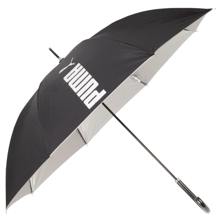 プーマ PUMA  晴雨兼用 シルバー コーティング 無地 ロゴ ワンポイント ワンタッチ ジャンプ 傘 60cm × 8R UＶカット 遮光率99%以上  遮熱 PBP57JP60 | PUMA | 04