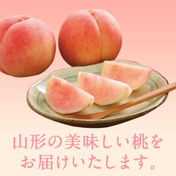 贈答用  桃 川中島白桃 約3kg（8〜14玉）秀品 山形県産 もも ギフト　pc03｜tendofoods｜04