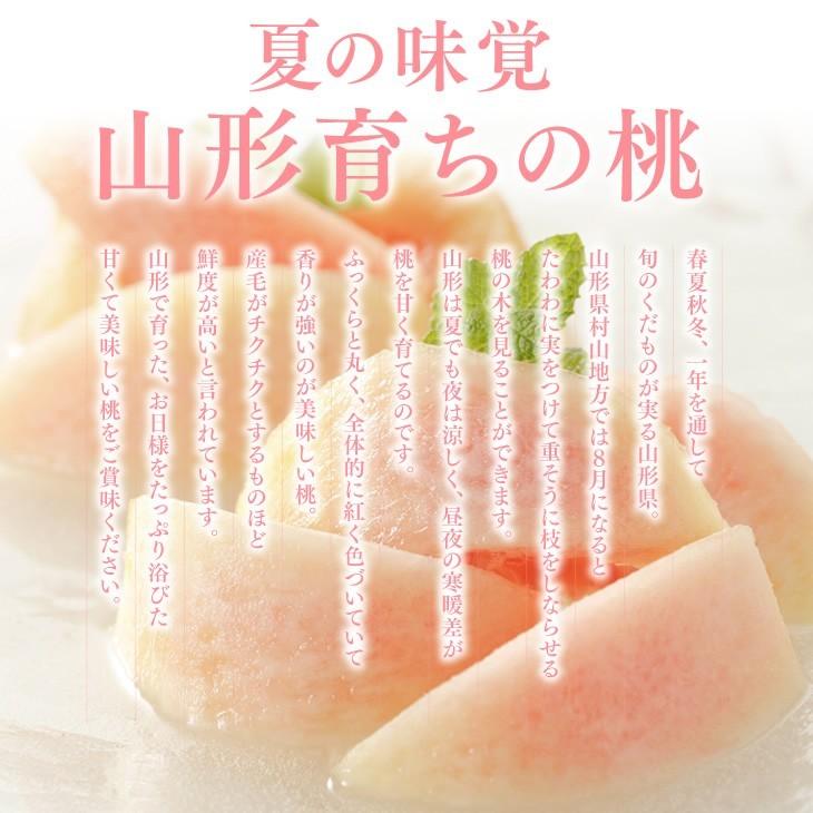 予約商品  桃 川中島白桃 約5kg （12〜20玉） 秀品 山形県産 もも 贈答 pc04｜tendofoods｜02